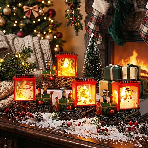 Christmas Gifts, Party Gifts, LED Trains, Electronic Candles