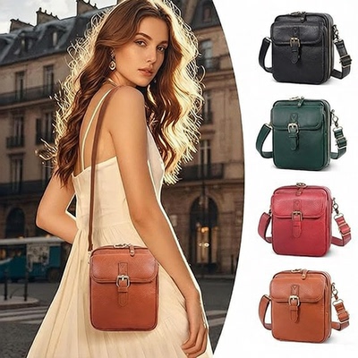 Single shoulder crossbody messenger bag, retro casual cross