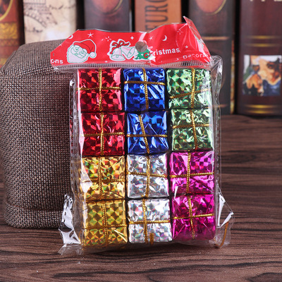 Christmas decorations Laser Gift Pack wrapper Decoration