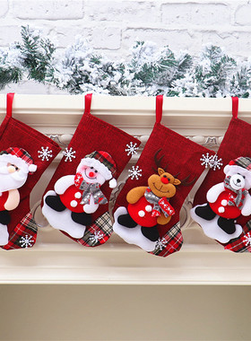 Christmas candy gift bag decoration props Santa Claus snowma