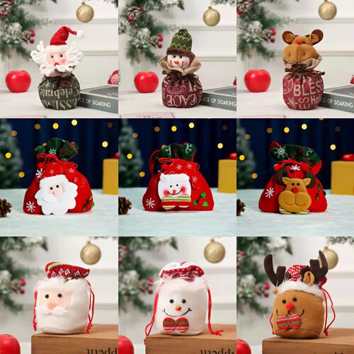 Calendar English Bag Elderly Children's Gift Bag Candy Bag