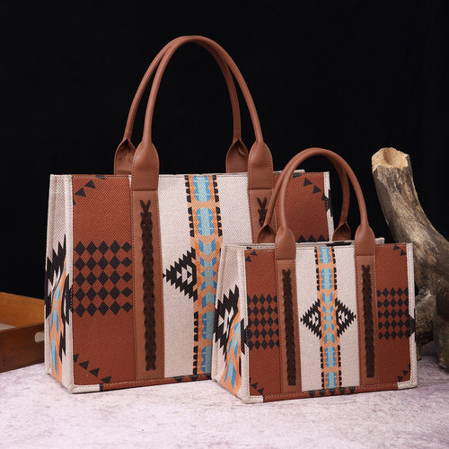 New Retro Cotton Hemp Western Women's Single Shoulder Bag