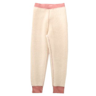 女童加绒加厚一体羊羔毛内穿绒裤保暖裤女孩打底裤秋冬季热能裤子