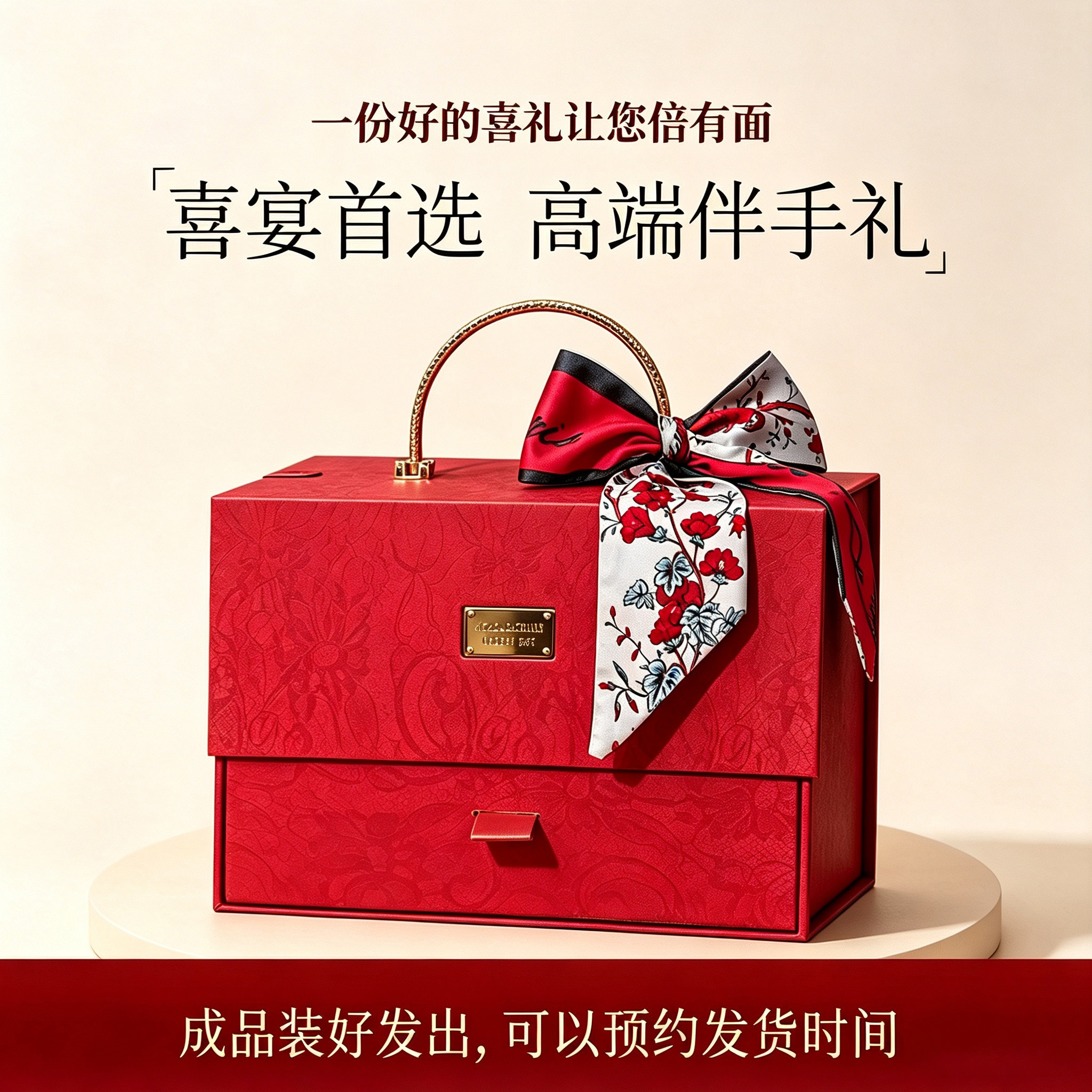 双层大号高级喜糖礼盒成品含糖结婚伴手礼提亲婚礼订婚送宾客回礼