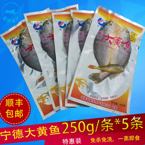 商洋宁德霞浦特产醇香三去大黄鱼鲞腌制黄花瓜鱼冷冻包装厂家直销