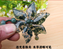 天然花开女士水草富贵毛衣a级项链1