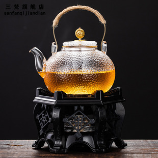 三梵酒精炉煮茶器加热煤油灯煮茶炉酒精烧水壶户外煮水温茶炉灯炉