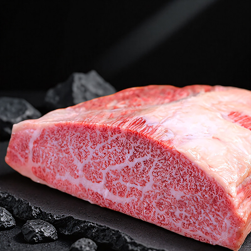 澳洲原切纯血和牛FM9+雪花牛排眼肉盖媲美日本神户牛肉A5 俗称M12