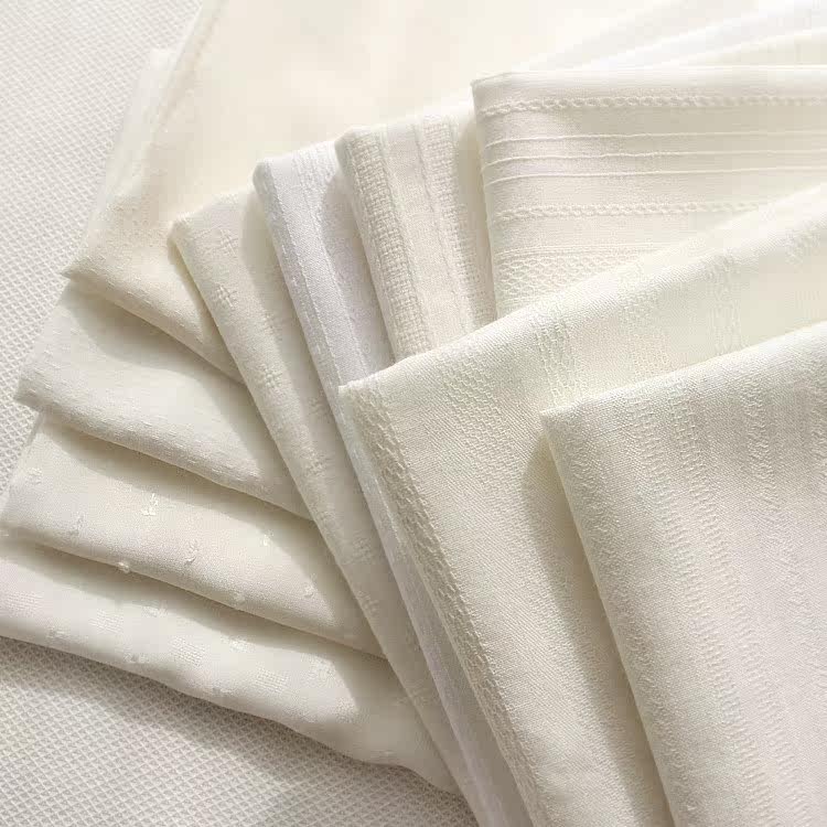 提花窗簾連衣裙洋裝bjd娃衣漢服紗襯衫白色系面料棉布料在類目 居家布藝, 布料/面料/手工diy布料面料中 - 來自Buy2taobao.com提供專業的淘寶代購服務