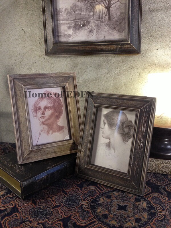 【EDEN】Vintage复古怀旧意大利乡村做旧自然仿古旧木像框/相框在类目 家居饰品, 相框/画框中 - 来自Buy2taobao.com提供专业的淘宝代购服务