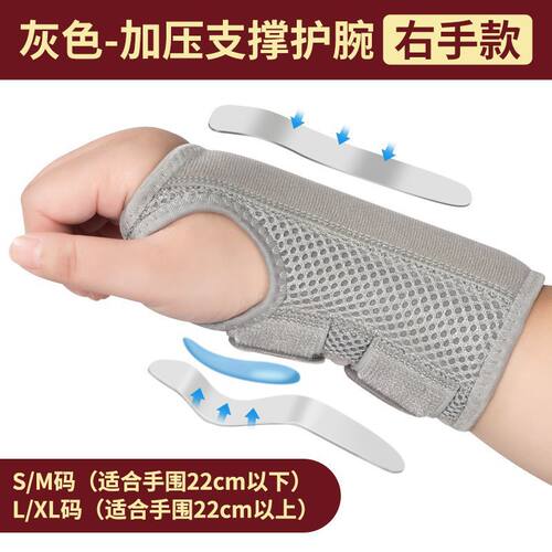 日本护手腕固定器护腕成人腱鞘劳损关节恢复绑带运动透气护手腕