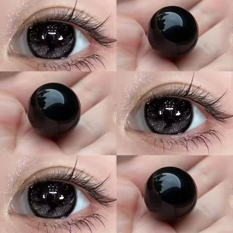 NEOCOULER自然伪素颜黑美瞳日抛10片装大小直径隐形眼镜正品官方