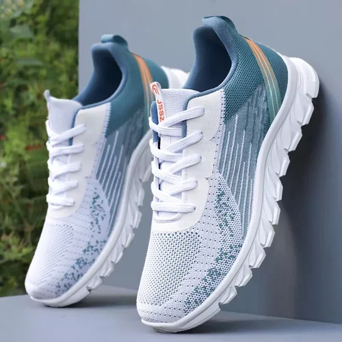 鞋子男春季新款男鞋sneakers系带跑步鞋时尚潮流运动鞋男
