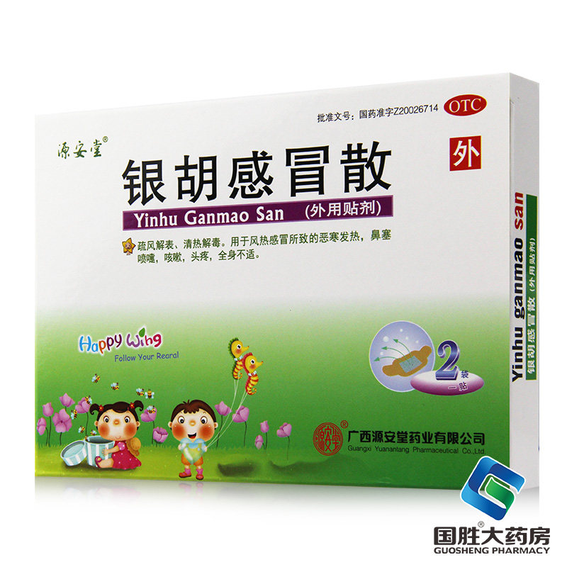源安堂银胡感冒散(外用贴剂)2.2g*2袋
