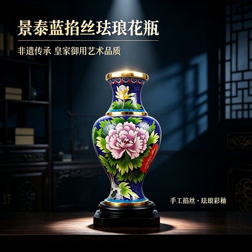 景泰蓝铜花瓶】价格_图片_淘宝天猫景泰蓝铜花瓶优惠商品大全- 虎窝淘