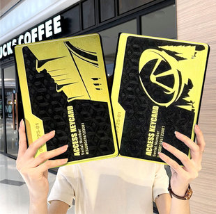 三角洲行动华为平板matepad11保护套5s壳air12周边v8pro外壳8荣耀9m6带笔槽5小米7三折6pro适用6s红米se2024