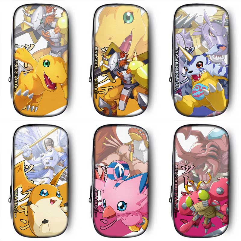 数码宝贝笔袋小学生铅笔盒2025新款超火文具袋初中生笔盒学生文具盒儿童网红爆款女孩男生男孩款大容量高颜值