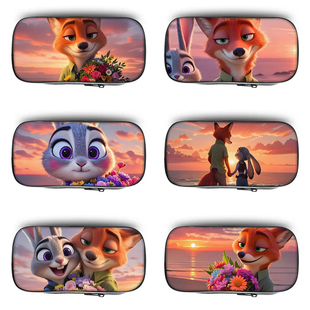 疯狂动物城笔袋小学生铅笔盒2025新款超火文具袋初中生周边文具盒儿童网红爆款男女生男孩款ins风高颜值盖瑞