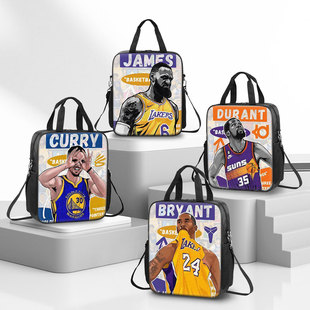 篮球恩比德补习袋男孩小学生拎书袋手提袋女学生初中生补课包儿童一年级美术袋轻便帆布手提包鲍尔罗斯大容量