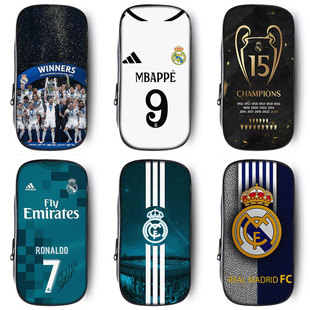 皇马笔袋c罗小学生网红爆款铅笔盒2026年新款文具袋初中生大容量超火笔盒学生专用文具盒儿童男生男孩男孩款