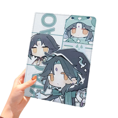 原神ipad10保护套pro2024款11寸5苹果air6平板mini7壳4迷你3适用2三折带笔槽2018九8第9代2021动漫2020二次元