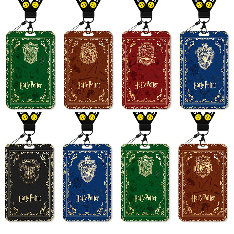 哈利波特学院斯莱特林周边卡套饭卡校园卡身份证保护套公交卡学生水卡证件小卡片套工作证工牌证件套校牌挂绳