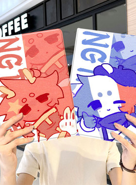 ch国拟ipad10保护套pro2024款11寸5苹果air6平板mini7壳4迷你3适用2三折1带笔槽2018九8第9代2020联名2021八