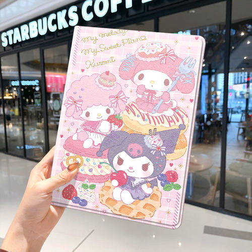 蚕丝纹皮套+硅胶软壳 人气彩绘