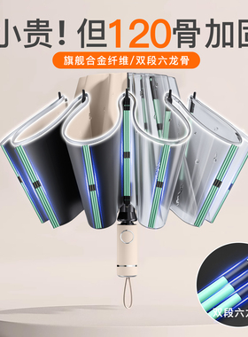 自动反向伞全自动雨伞女晴雨两用男士加大折叠加厚加固遮阳防晒