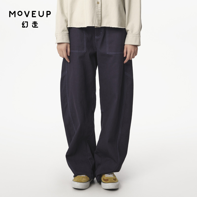 松紧后腰 口袋 主题绣花