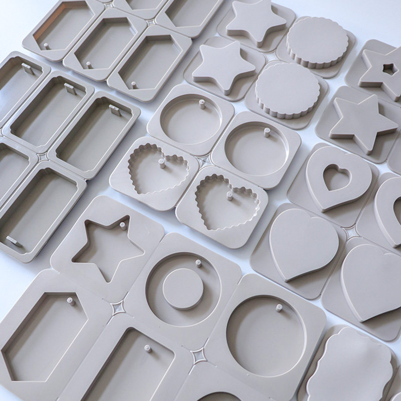 美沐儿 DIY自制手工香薰蜡牌香薰石膏挂牌干花蜡片通用硅胶模具