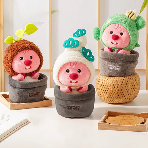 正版loopy玩偶薯条玩偶友游毛绒