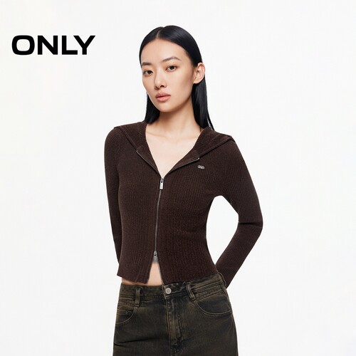 ONLY连帽开衫针织衫