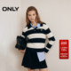 秋冬含羊毛学院风翻领宽松针织衫 ONLY奥莱 女