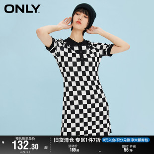 POLO棋盘格连衣裙女 ONLY奥莱夏季