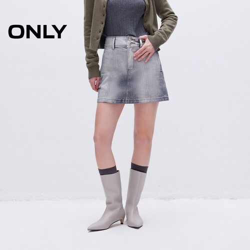 ONLYA字显瘦牛仔短裙半身裙