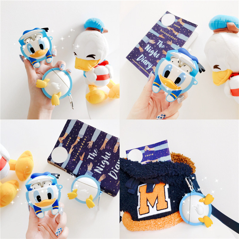 airpods Creative protective sleeve airpodspro23 Apple Headphone sets silica gel wireless Bluetooth lovely airpod Donald Duck iphone The two generation airpods2 shell proin the 3C Digital Accessories, Cell Phone Accessories , Phone Protection Case/Shell  category - from Buy2taobao.com to provide professional Taobao agent buy service