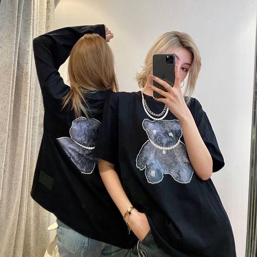 we11done夜光款高街休闲宽松T恤