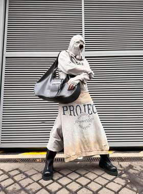 GRAILZ PROJECT GR美式潮牌手套拉链开衫卫衣连帽衫男女休闲外套