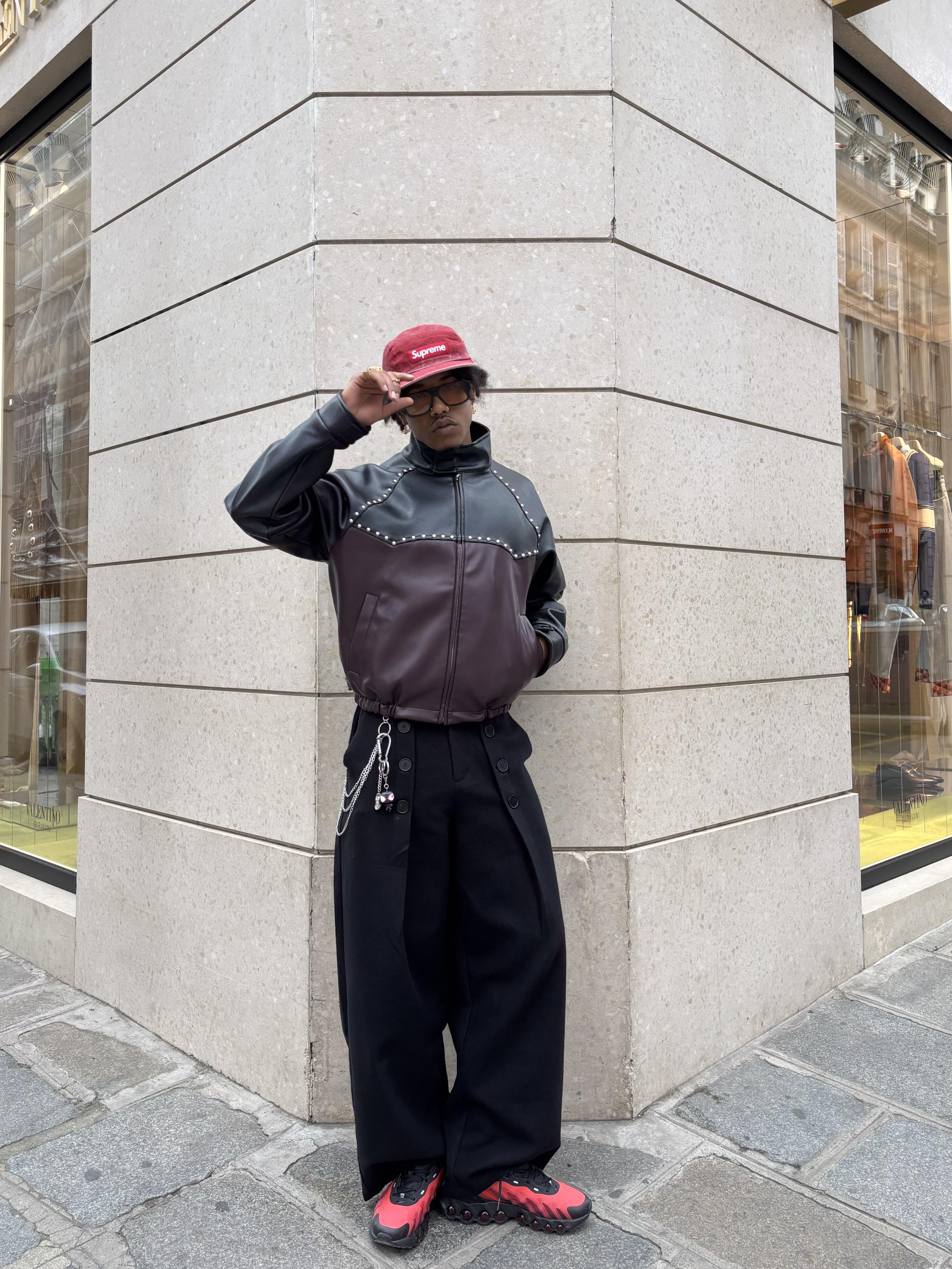 ERD忧郁的富二代美式皮衣夹克