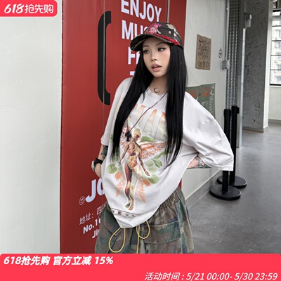 NIRVANA复古美式休闲重磅纯棉T恤