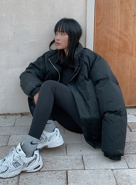 FEAR OF GOD FOG复线ESSENTIALS高街风冬季加厚羽绒棉服纯色外套