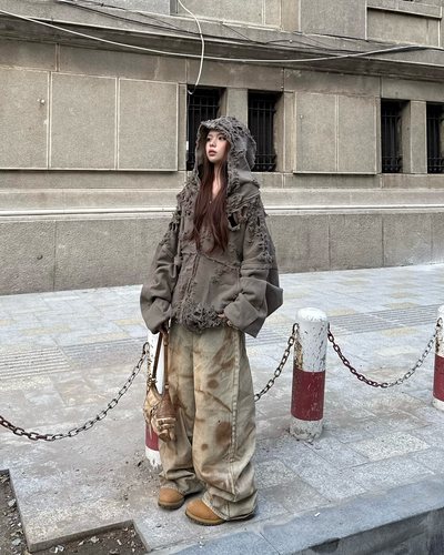 LatuiAtelier破坏美式休闲外套