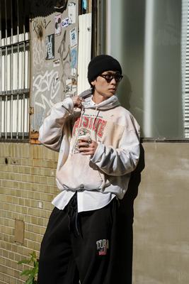 ProjectGR美式做旧泥染连卫衣