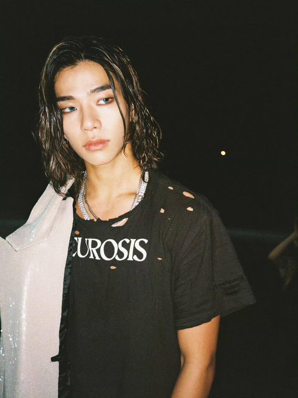 Protocol index 25FW 王一珩同款做旧水洗破坏英文标语T恤短袖