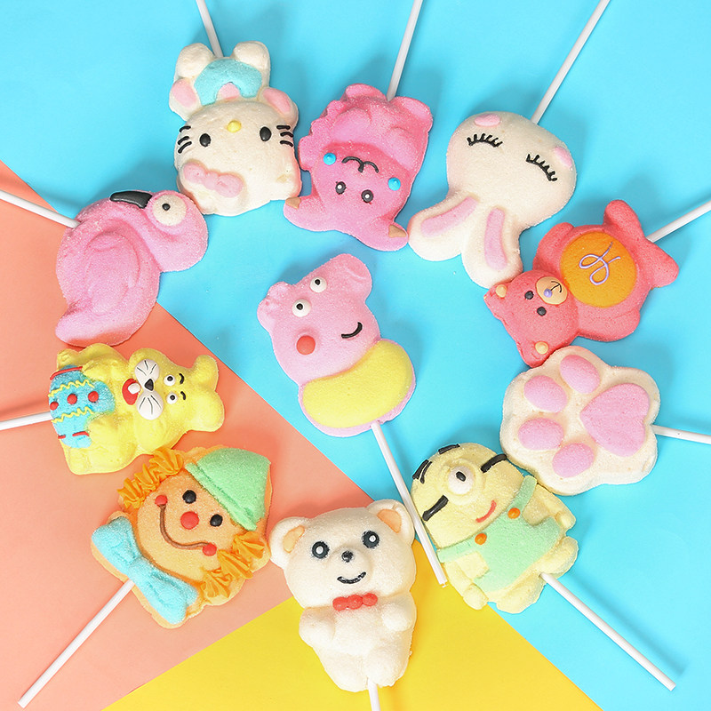 35克小熊猫爪多种混搭棉花糖盒装软糖生日礼物派对卡通儿童糖果零