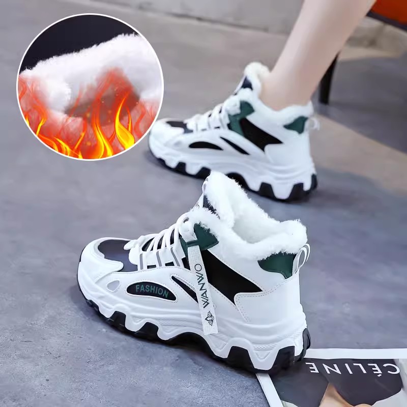 大码42到44棉鞋加绒加厚雪地靴