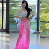 悦梦风璐肚皮舞新款 演出服班服鱼尾裙性感气质练功服显瘦初学 套装