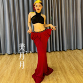 套装 悦梦风璐肚皮舞练功服新款 大码 舞蹈练习服装 东方舞演出服套装