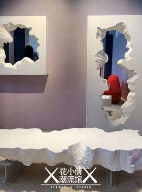 镜子系列酒吧工作室装饰摆件